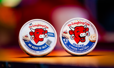 The Laughing Cow cheese wedges show frowning face on package in mystery campaign