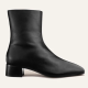 black leather boot