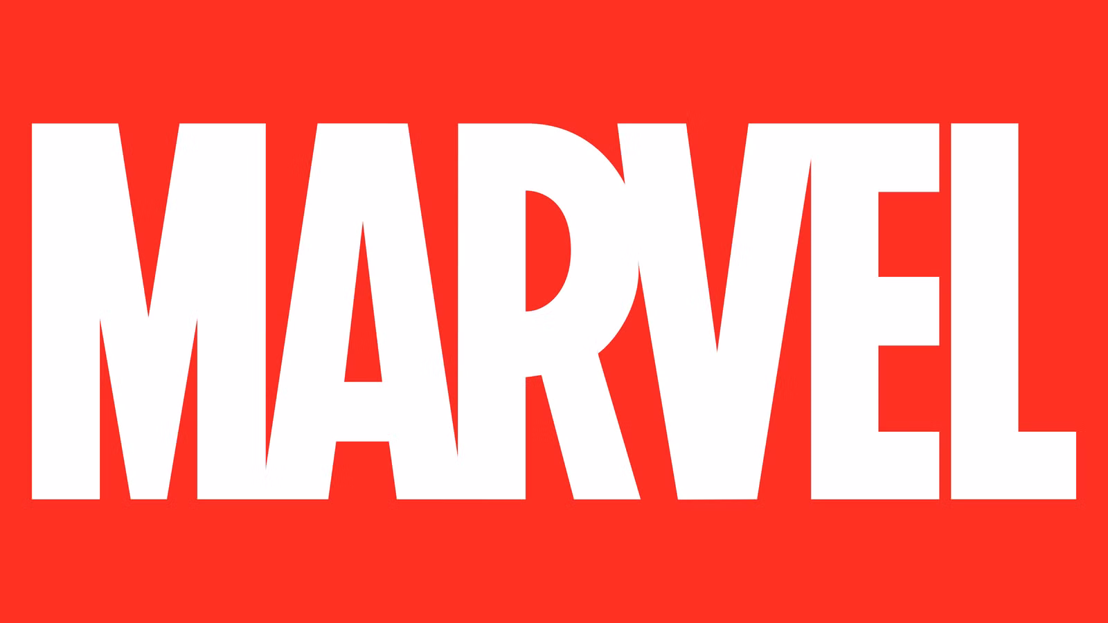 Classic red Marvel logo