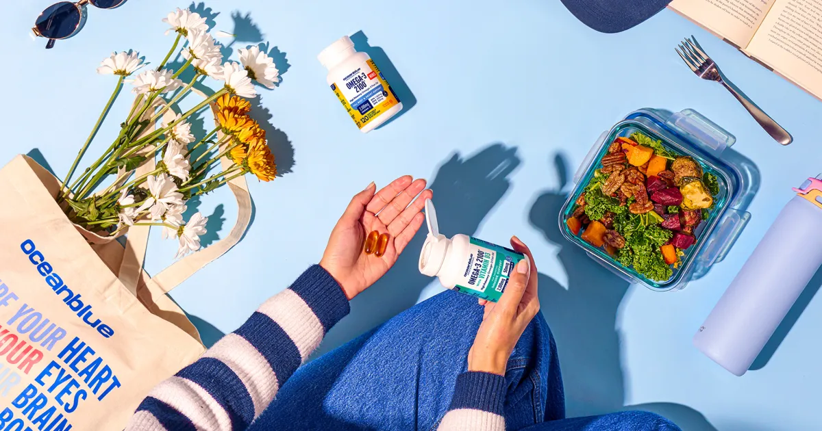 Oceanblue Omega-3 + Vitamin D Supplement for Fall and Winter