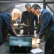 James Fleet, Colin Firth as Ewen Montagu, Matthew Macfadyen as Charles Cholmondeley in Operation Mincemeat