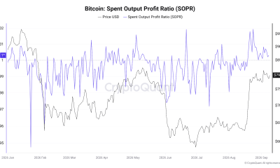 Bitcoin SOPR Metric’s Longest 2026 Winning Streak Enters Fourth Week