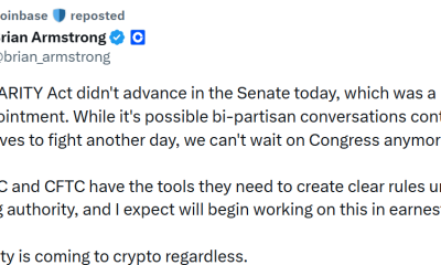 Crypto Turns to Regulators After CLARITY Setback