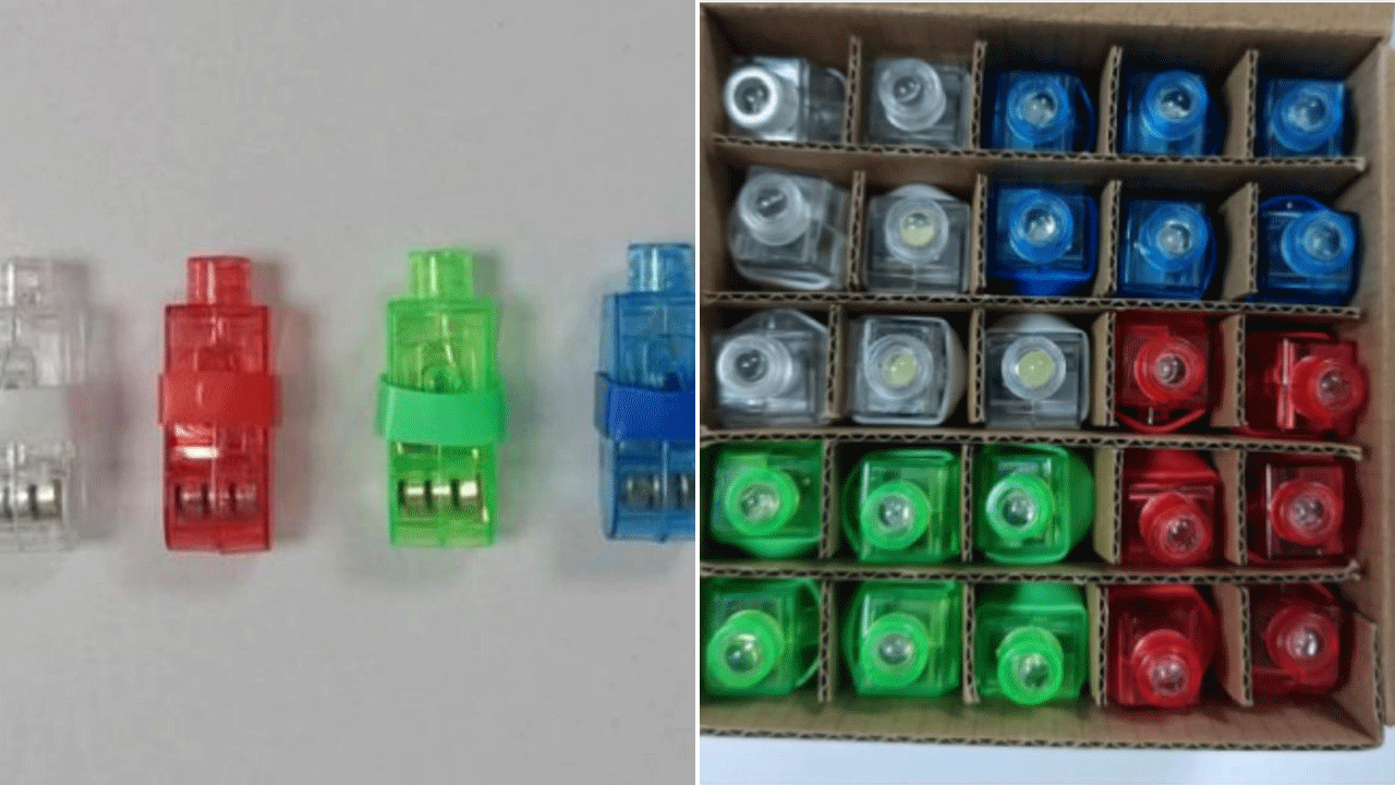 Finger light toys recalled over button cell battery swallowing risk