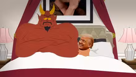 Satan and Donald Trump from Sermon on the Mount South Park (1)