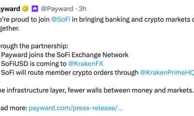Kraken, SoFi Link Up on Stablecoin and 24/7 Settlement