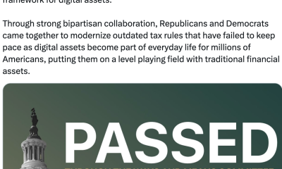 US Crypto Tax Bill Clears House Ways and Means