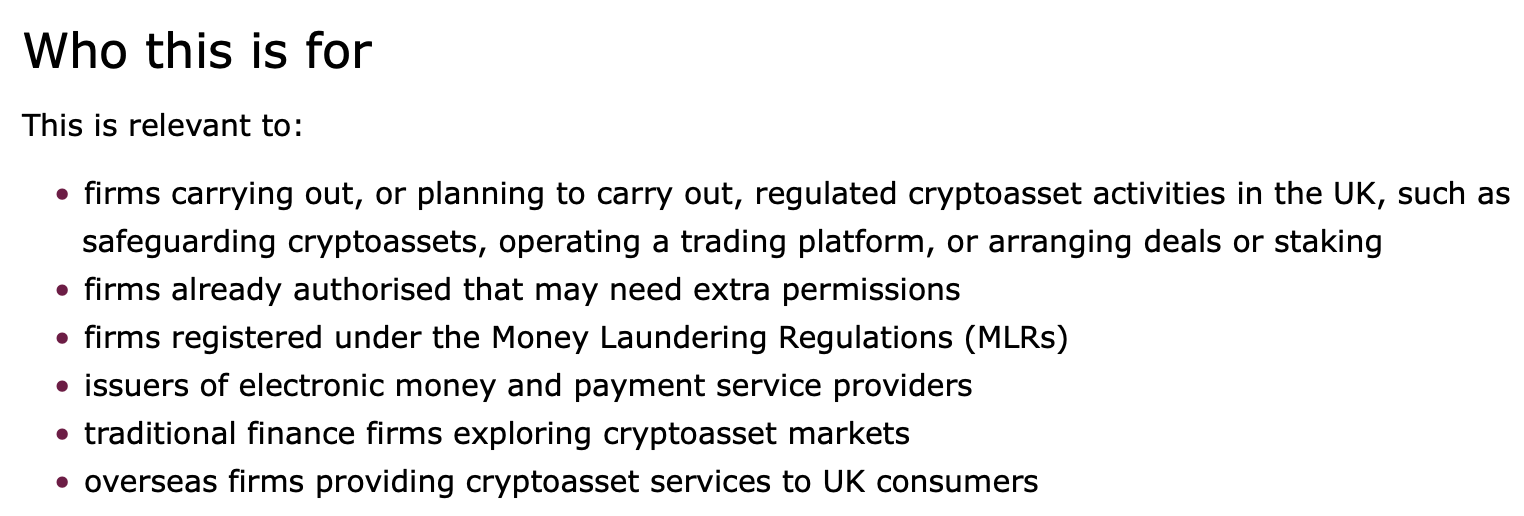 UK FCA Issues Crypto Authorization Guidance Ahead of New Regime