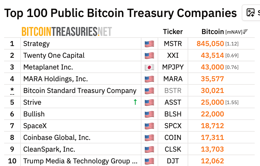 VanEck Flags Metaplanet Executive Stock Dilution