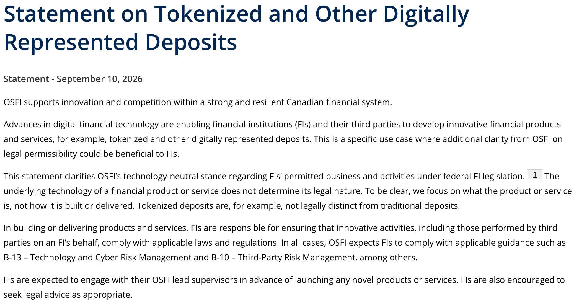 Canadian Banking Giants Explore Tokenized Deposits