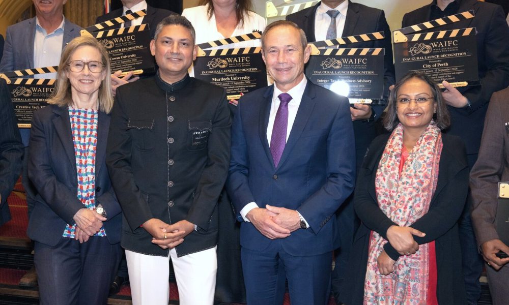 Cook, McGurk launch West Australian Indian Film Council