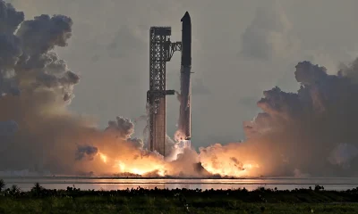 SpaceX Starship launches on first orbital test flight with Starlink
