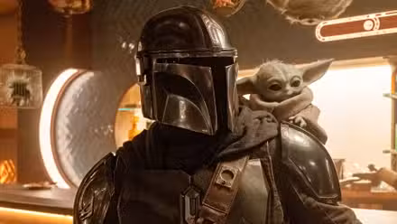 Pedro Pascal in The Mandalorian and Grogu