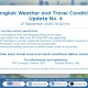 Weather and travel updates for Bangkok and its nearby regions