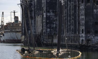 Schooners with links to Maine quarter and Cousteau rest at bottom of NYC canal