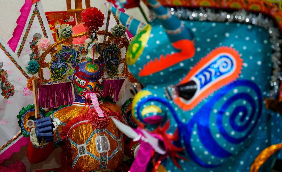 Prayers, offerings and an effigy mark Hungry Ghost Festival in Malaysia