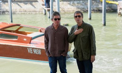 Gallagher brothers bring rock star energy to Venice Film Festival and skip the news conference