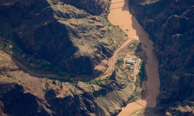 Downpour transforms Grand Canyon into a dramatic scene
