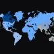2d world map with countries colored according to their designated ieee region