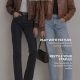 Two women wearing brown leather jackets