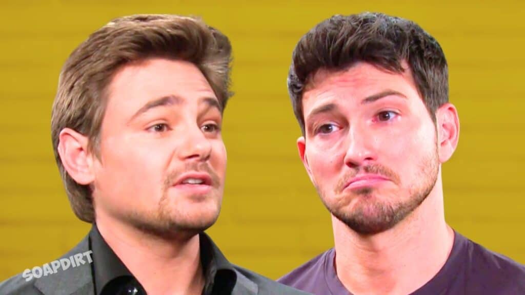 Days of Our Lives Spoilers: Johnny DiMera (Carson Boatman) - Alex Kiriakis (Robert Scott Wilson)