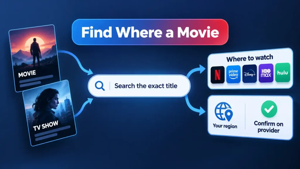 Find Where a Movie Streams