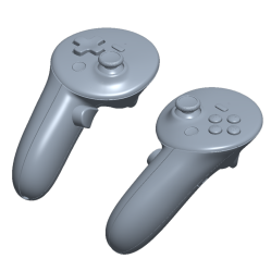 Steam Frame Controller ISO Grip Side
