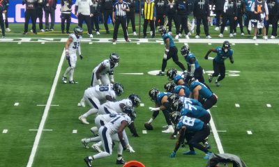 The Jaguars defeated the Eagles in London on Sunday scaled