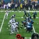 The Jaguars defeated the Eagles in London on Sunday scaled