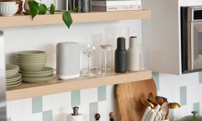 bluesound pulse flex white kitchen shelf
