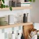 bluesound pulse flex white kitchen shelf