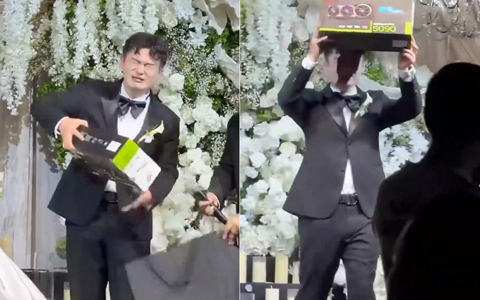 chinese bride gifts asus rog astral rtx 5090 groom