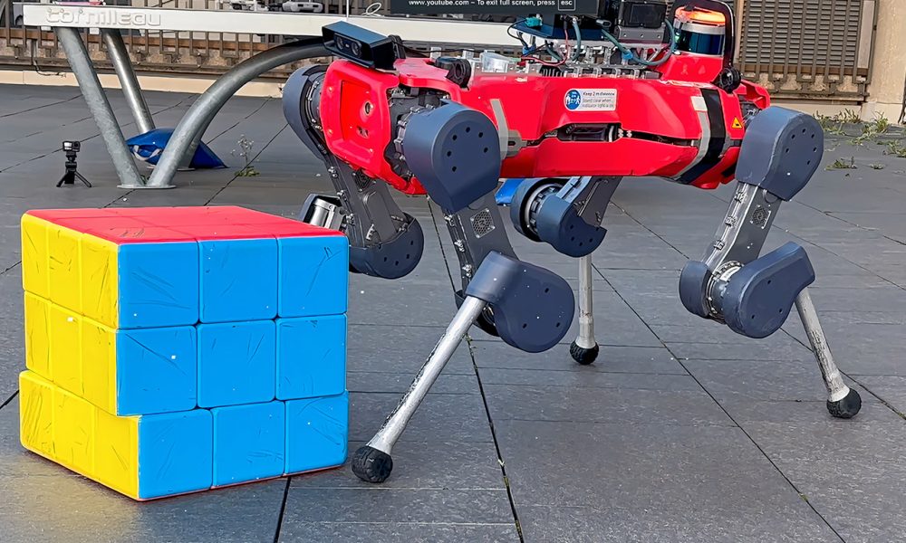 eth zurich anymal robot solves rubiks cube
