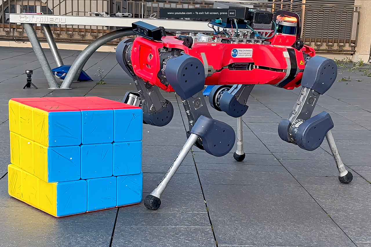 eth zurich anymal robot solves rubiks cube