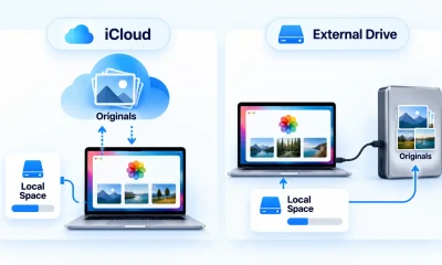 free up storage mac without cleaner app icloud external drive.webp