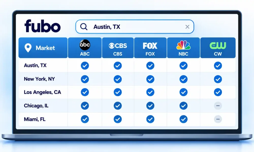 fubo channel list plans add ons local networks local channel table.webp