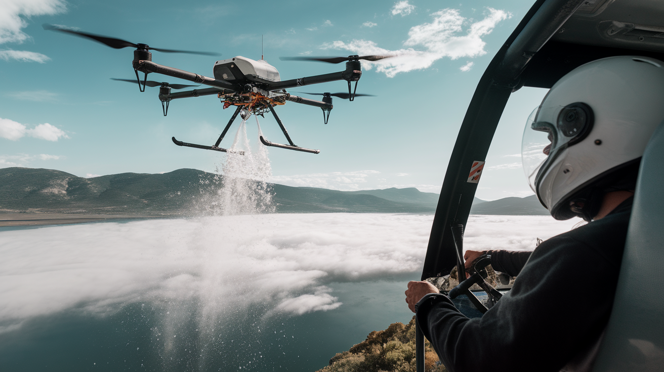 cloud seeding drones