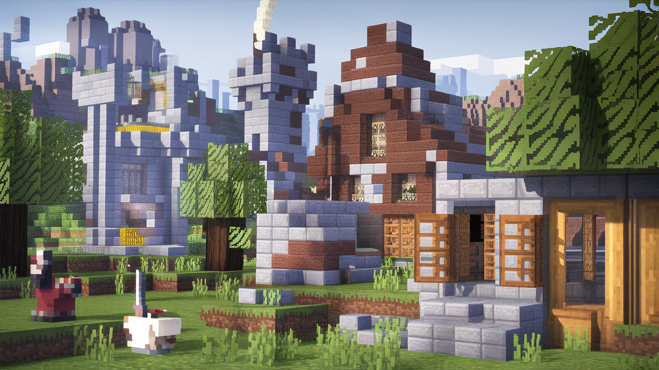 minecraft city