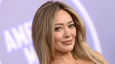 LAS VEGAS, NEVADA - MAY 25: EDITORIAL USE ONLY Hilary Duff attends the 52nd American Music Awards at MGM Grand Garden Arena on May 25, 2026 in Las Vegas, Nevada. (Photo by Axelle/Bauer-Griffin/FilmMagic)