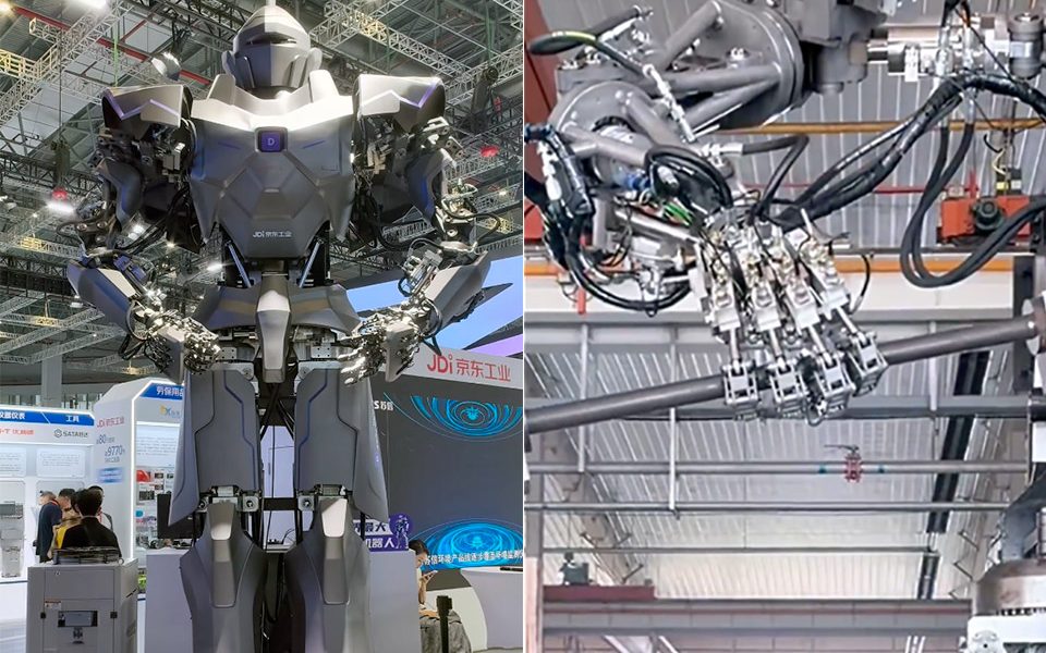 neodradynamics neo1 13 foot tall robot