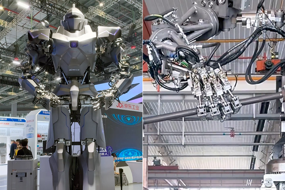 neodradynamics neo1 13 foot tall robot