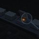 Illustration of tampered hardware wallet devices on a warehouse conveyor with a glowing implant chip