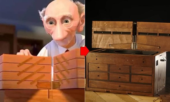 real life toy story 2 cleaners chest project