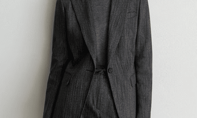 charcoal suit