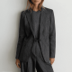 charcoal suit
