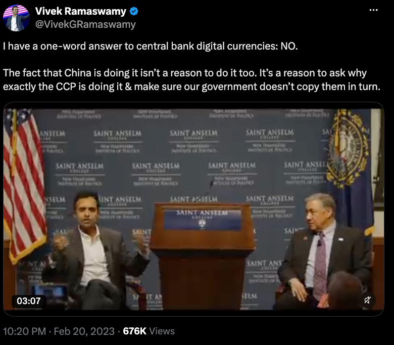 Will Vivek Ramaswamy Focus on Crypto in his Gubernatorial Run?