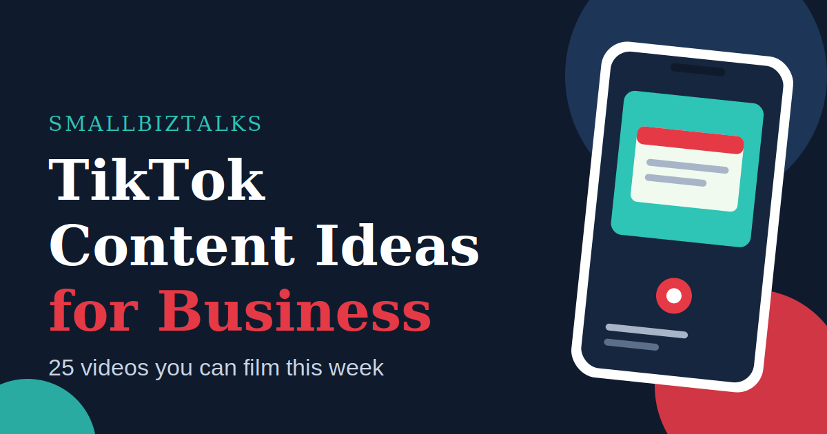 tiktok video ideas