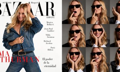 Uma thurman harpers bazaar spain