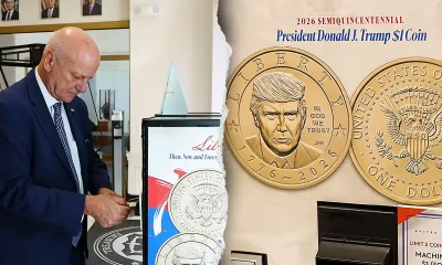 Treasury promotes Trump dollar coin with liberal coffee shop challenge
